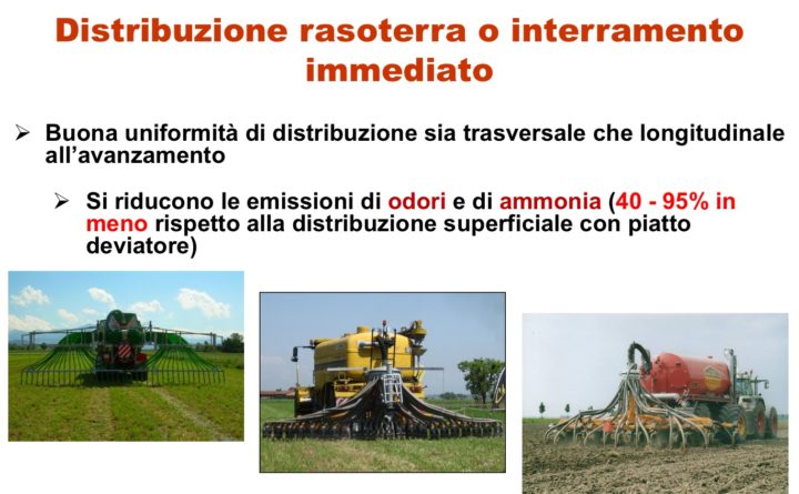 Distribuzione rasoterra o interramento immediato